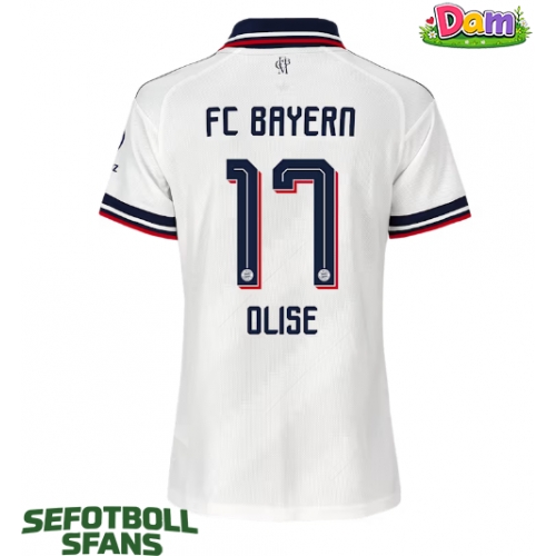 Bayern Munich Michael Olise #17 Bortatröja Kvinnor 2026-27 Kortärmad